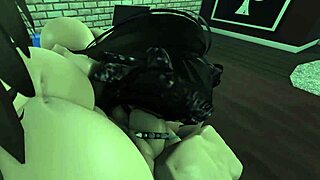 roblox slut's wet pussy stretched by andrewlast25's monster cock. bent over doggystyle rough fucking turns her inside out completely.