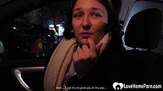 Cutie Swallows Cock Then Takes It Deep in Her Tight Anal Hole