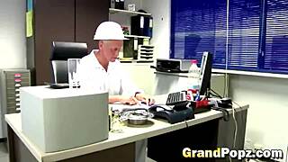 Grandpopz plump teen bends over for bareback pounding