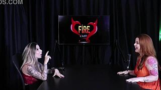 Isadora Closel's filthy interview explodes with Brazilian slut action!