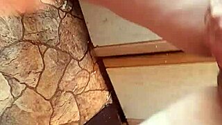 three girlfriends fingering hairy pussies in hostel kitchen close-up