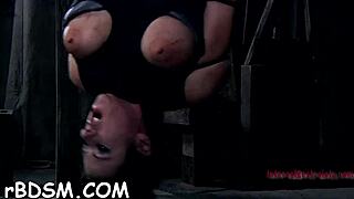 Erotic sadomasochism bound slut takes rough cock pounding