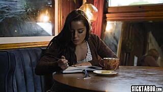 damn petite teen vanna bardot rails her lover seth gamble rough before he splits!