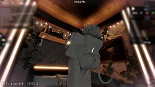 Fuck hot demon girl doggystyle creampie