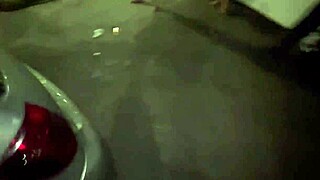 brazilian trans fucked raw on salvador street cars pass by