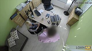 blonde czech teen in office casting spreads legs for cash sex on hidden cam