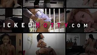 BLACK PORNSTAR DEVOURS MASSIVE COCK WITH EAGER SUCKING