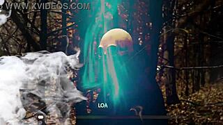 Stepsister slurps my huge cock nonstop till sloppy deepthroat orgasm explodes.