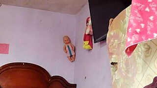 Skinny Rich Guy Sniffs Stepmom-in-Law Panties Before Explosive Cumshot