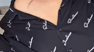 god, this beautiful college latina stuffs lingerie pearls deep in her fat pussy... so crazy hot