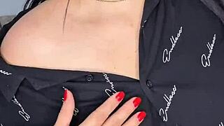 god, this beautiful college latina stuffs lingerie pearls deep in her fat pussy... so crazy hot