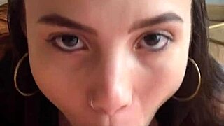 Petite latina lingerie model endures hard anal before massive creampie in pov