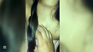 damn 18yo perfect tits girl sucks my fingers riding to orgasm homemade 😍👅