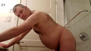 martin lavallee rams huge dildo up his ass in bathroom