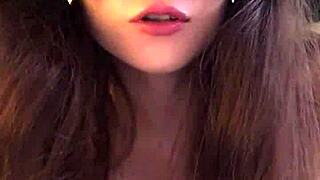 wanna watch this russian teen tease her wet pussy and nipples up close?