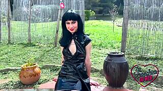 Lucifera in Lingerie Filled by Two Men in Passionate Encounter