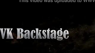 how does margo von teese take three big cocks in her ass to anal orgasm?