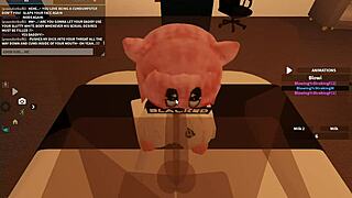 blacked roblox whore rides monster cock to rough orgasm