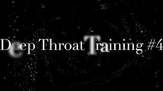 Amateur beauty Jade submits to deepthroat gagging on cock in kinky domination play