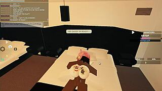 blacked roblox whore rides monster cock to rough orgasm