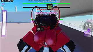 beating slut hard then fucking her senseless in roblox cumbat