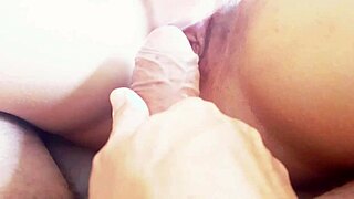 naughty hairy wife double anal fists big clit pussy monster toy!