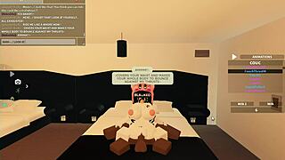 blacked roblox whore rides monster cock to rough orgasm