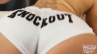 Nina Kayy Grips and Jerks Your Monster Cock Her Way