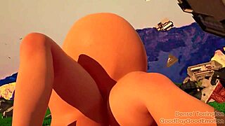 Giantess Resident Evil Inflates Huge Belly Monster Ass Growth