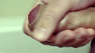 My dick cums deliciously in super slow motion close-up view