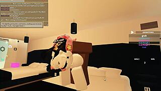 blacked roblox whore rides monster cock to rough orgasm