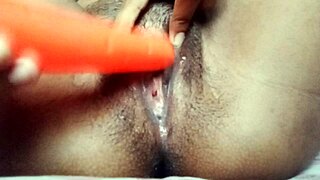 skinny 18+ teen housewife masturbates pussy with dildo homemade first time