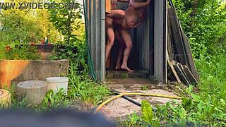 Public Creampie with Pregnant Stranger! Cowgirl Riding Big Cock Outdoors!