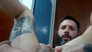 🍑 ass fucked hard in kitchen with dildo 😈