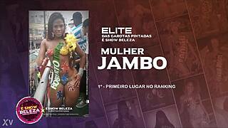 brazilian babes painted sexy bodies suck and fuck in erotic art orgy