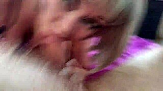 My Chick Sucks Cock Deep Turns Cowgirl Tits Shake in Orgasm!