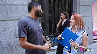 Ever wonder how this flirty Spanish babe baits guys with her dirty Madrid survey?