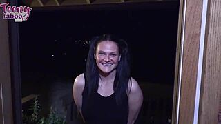 i creampie gorgeous daisy garcia's petite cheerleader ass after deepthroat cowgirl pussy fuck