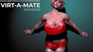 hailey's blonde tits bounce as she rides in full cowgirl service