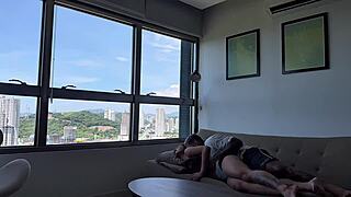 she slept without sheets so i pounded her swollen pussy riding cowgirl no mercy