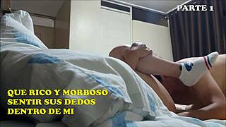 hidden cam catches my cheating wife blowing boss's cock on bed before he creams her submissive pussy part 1