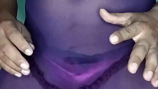 i love sliding into this rosy satin panty for anal orgasm bliss