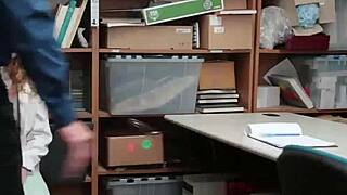 curvy redhead daisy stone rides shoplifter cock begging to cum on her fat ass before going home