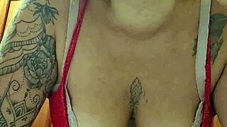 naughty redhead wife video calls lover flashing her smooth slit