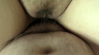 Cheating Wife Rides Bareback Cowgirl And I Creampie Her Hairy Pussy!