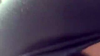 Black monster cock plays with pink pussy under dress