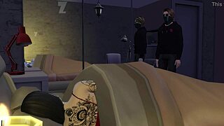 roommate gets hardcore anal creampie in dorm sims 4 parody