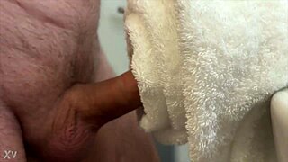 Masturbating wildly until explosive orgasm hits