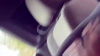 Black monster cock plays with pink pussy under dress