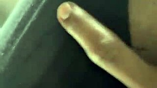 Black monster cock plays with pink pussy under dress